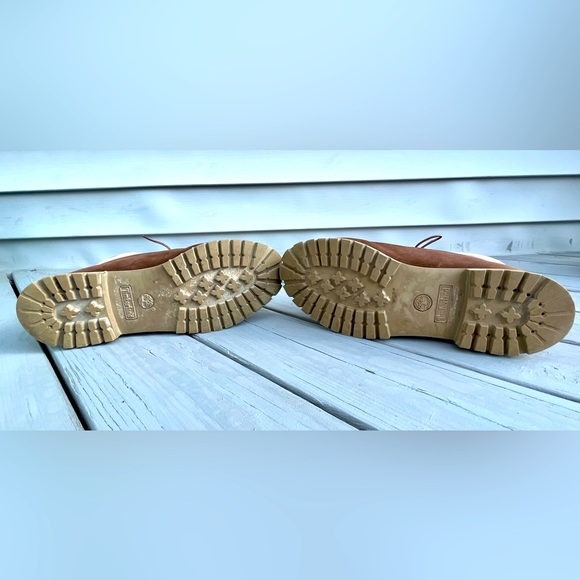 Timberland Boots, brown with tan top section - Picture 2 of 5